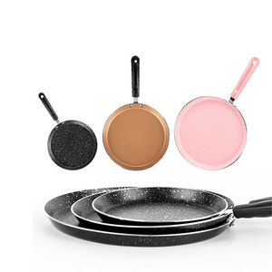 Non Stick Crepe Pan Granite Coating Dosa Pancake Pan Tawa Griddle 6in 8in 10in Crepe Pan Tawa