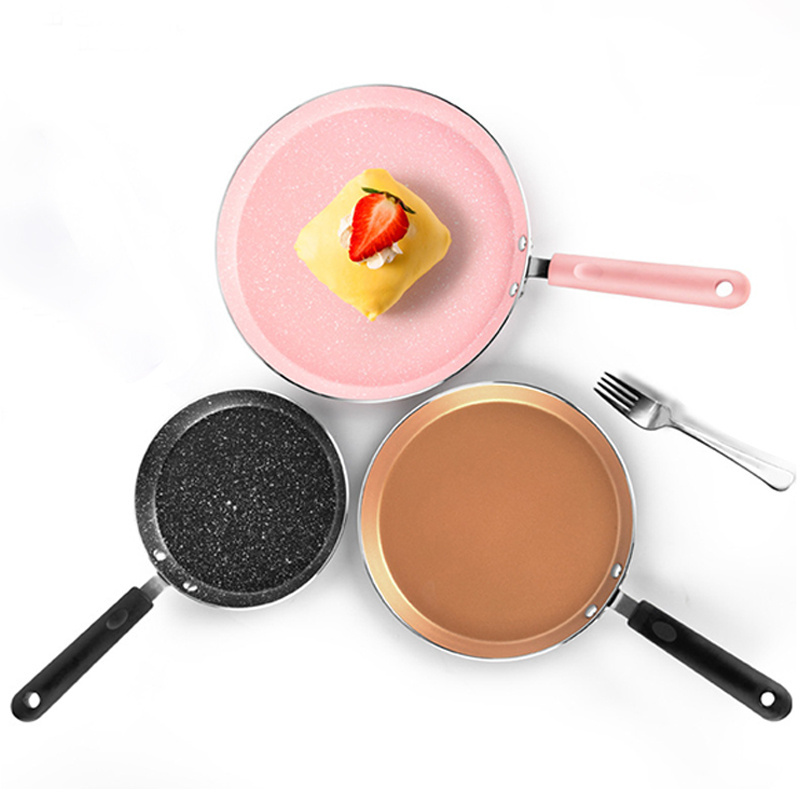 Non Stick Crepe Pan Granite Coating Dosa Pancake Pan Tawa Griddle 6in 8in 10in Crepe Pan Tawa