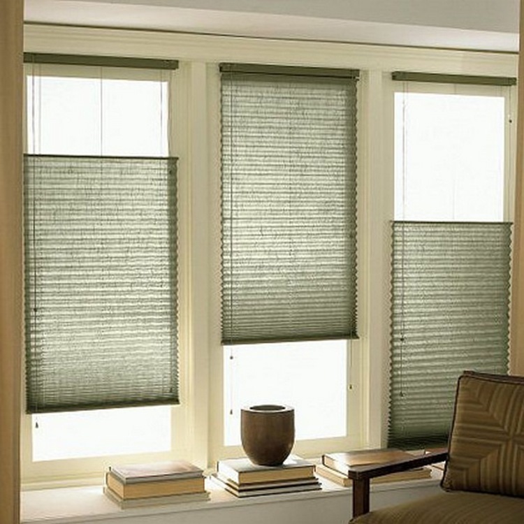 High Quality Cheap Custom Window Curtain Blinds Window Shades Pleated Blinds Cordless Shade pleated blinds