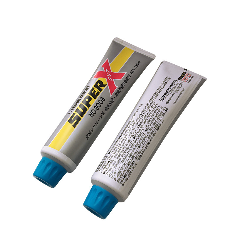 cemedine super x no8008 Black white transparent Glue Sealant Adhesive Silicone Adhesive For Metal