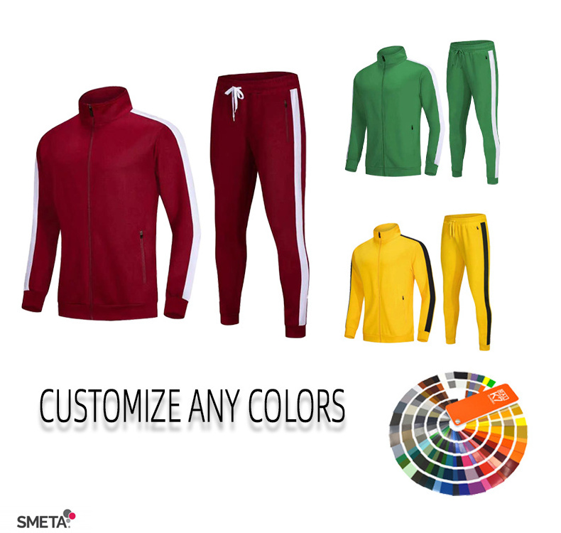 Hot selling training sweatsuits set custom unisex tracksuit set custom logo jogging suits tracksuit for men