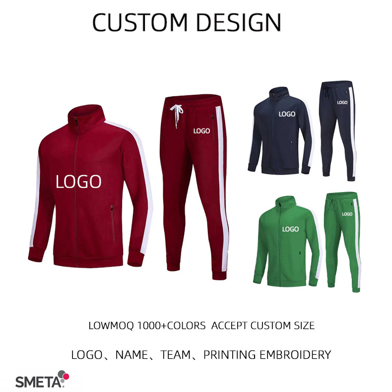 Hot selling training sweatsuits set custom unisex tracksuit set custom logo jogging suits tracksuit for men