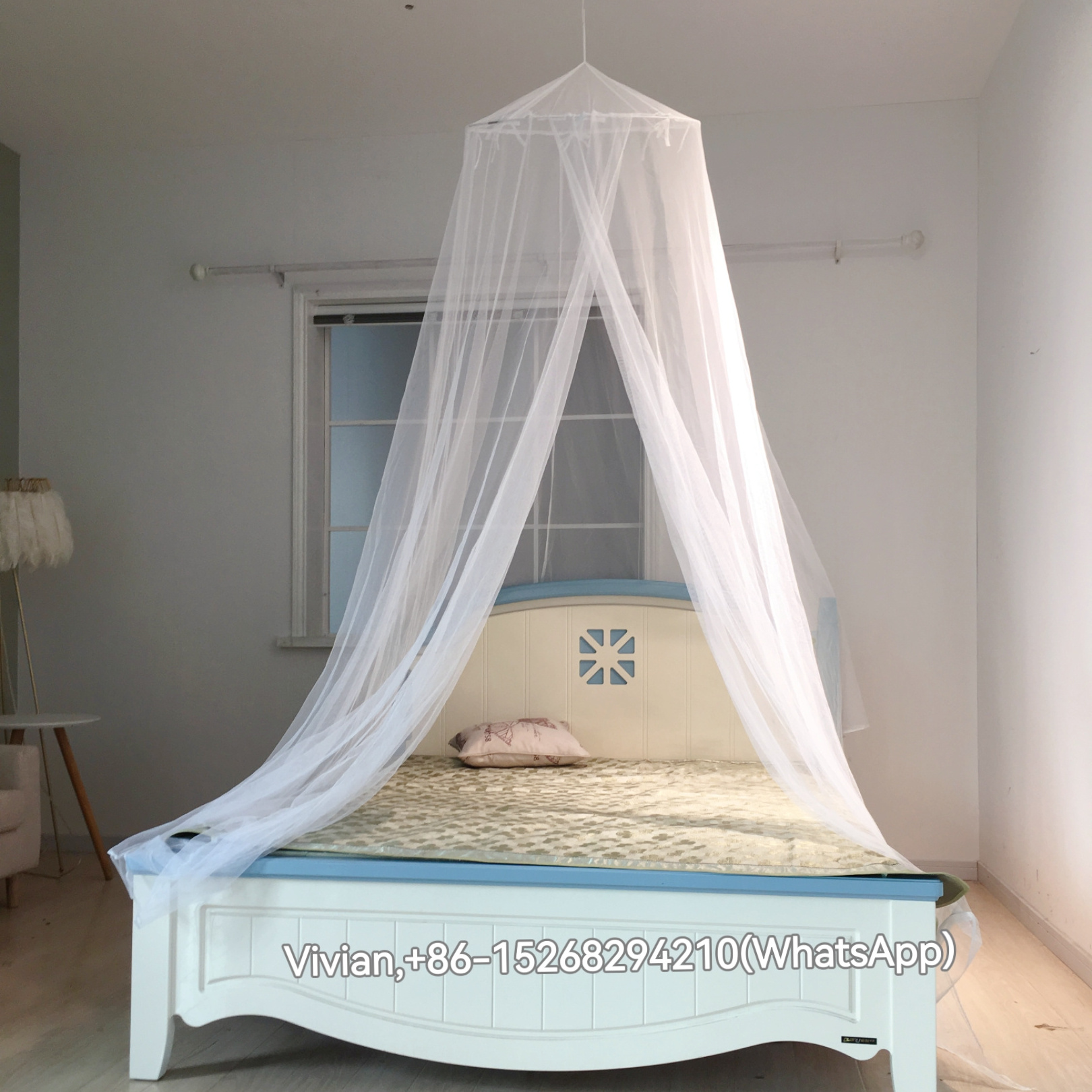 Amazon best choice sales princess umbrella conical Bed Canopy circular Mosquito bed Net for king size bed