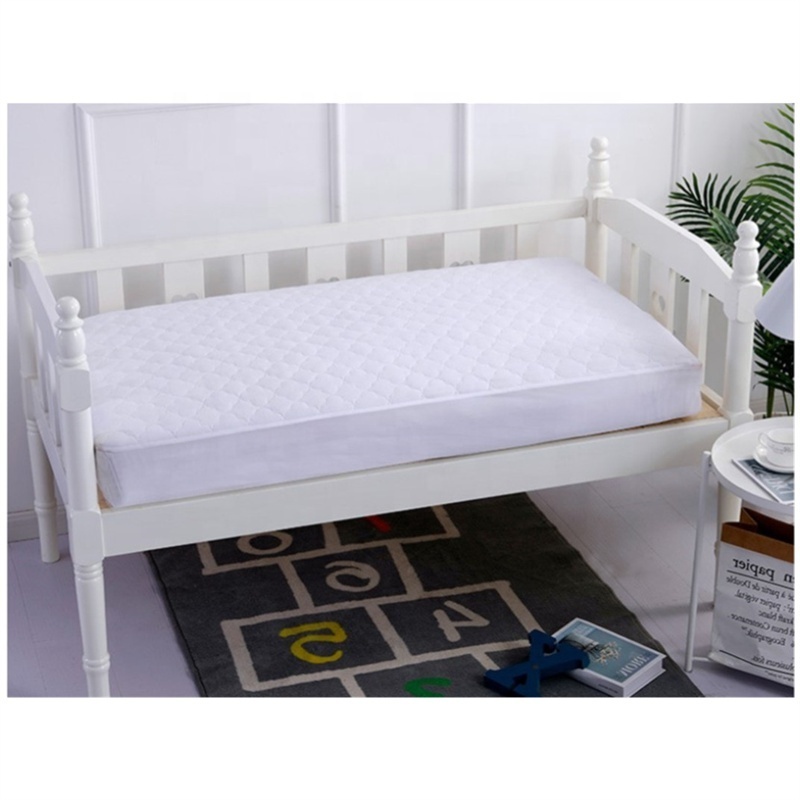 Hypoallergenic Waterproof Mattress Protector Baby Crib Sleeping Pad Fitted Bed Sheet Bamboo Memory Foam Mattress Cover