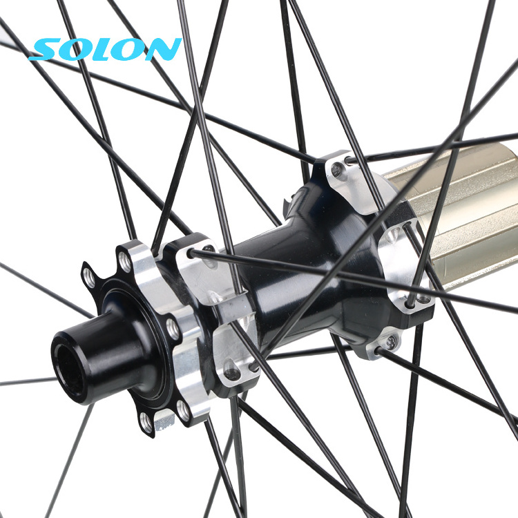 New Clearance 700C 38mm 50mm clincher tubular tubeless road bicycle full carbon wheel with high-end SOLON alloy hubs