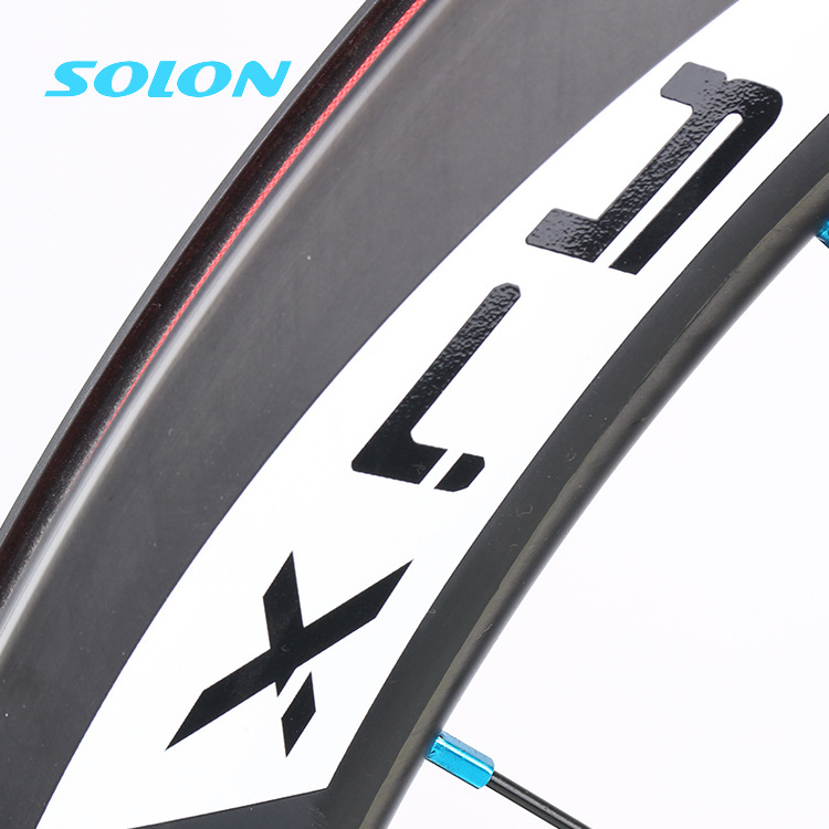 New Clearance 700C 38mm 50mm clincher tubular tubeless road bicycle full carbon wheel with high-end SOLON alloy hubs