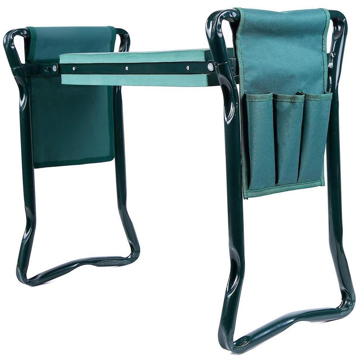 Foldable Garden Stool Heavy Duty Gardening Bench for Kneeling and Sitting to Prevent Knee & Back Pain,Garden Kneeler,