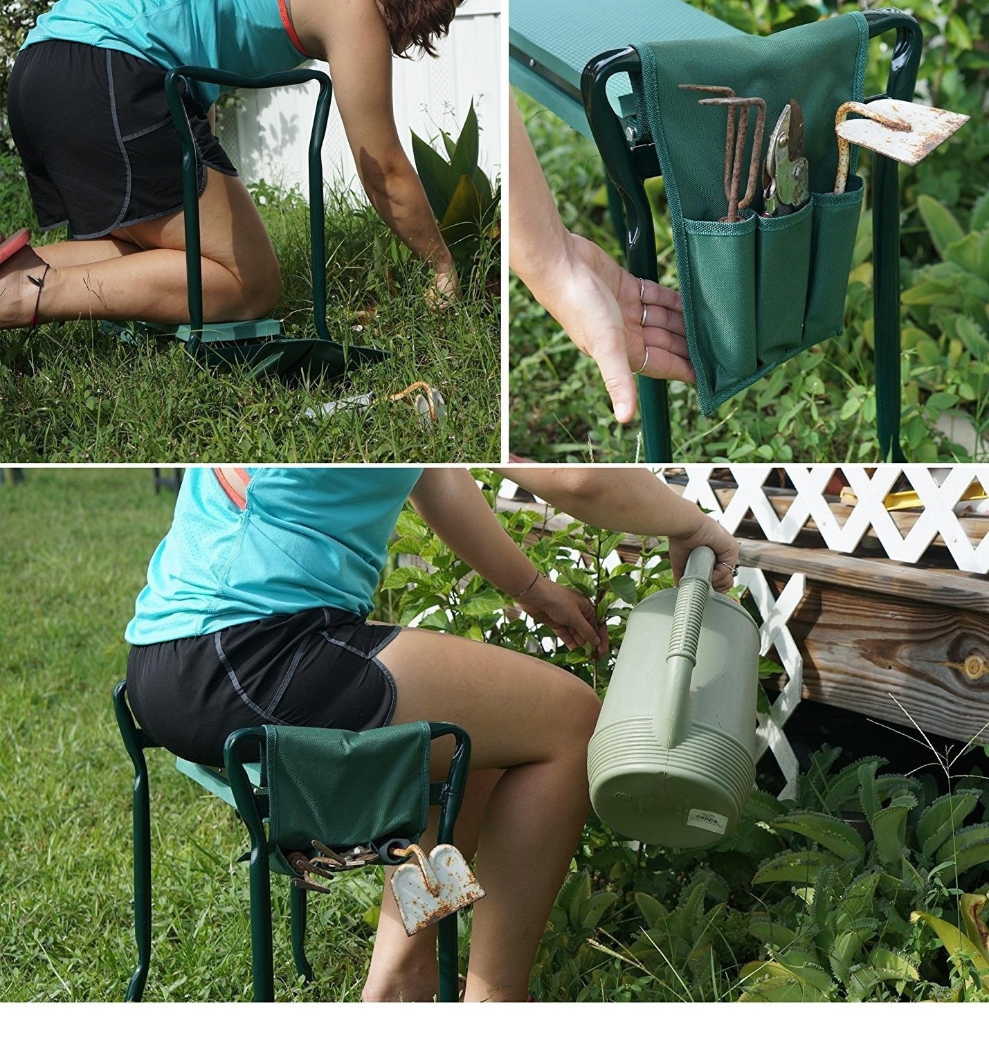 Garden Kneeling Seat Kneeling Chairs Pad and Foldable Garden Kneeler and Seat