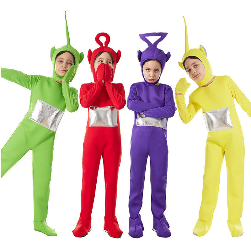 Children Funny Costume Halloween Party Performance Cosplay Outfit Lovely Kids Teletubbies Costume