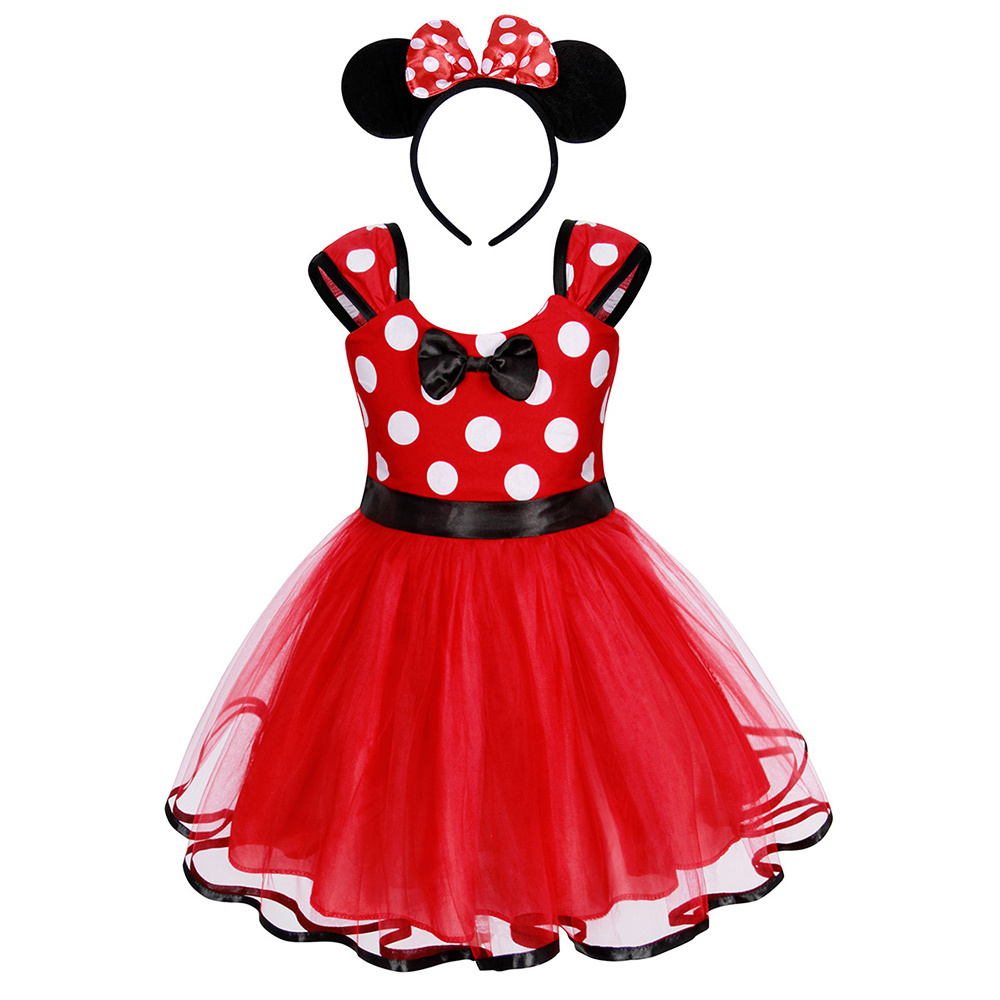 Children'S Day Performance Clothing Minnie Mesh Girl Princess Dress Cute Tutu Dresses For Girls Kids