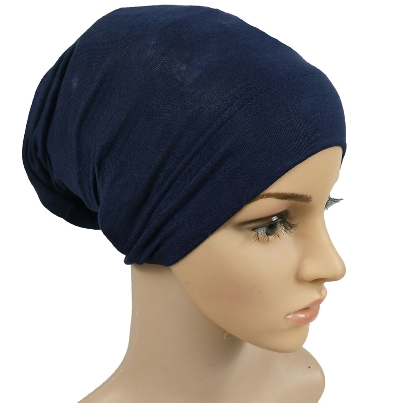 HZO-18065 Bamboo Neck Gaiter Scarf Tube Cap Sports Headband Hijab Under Cap