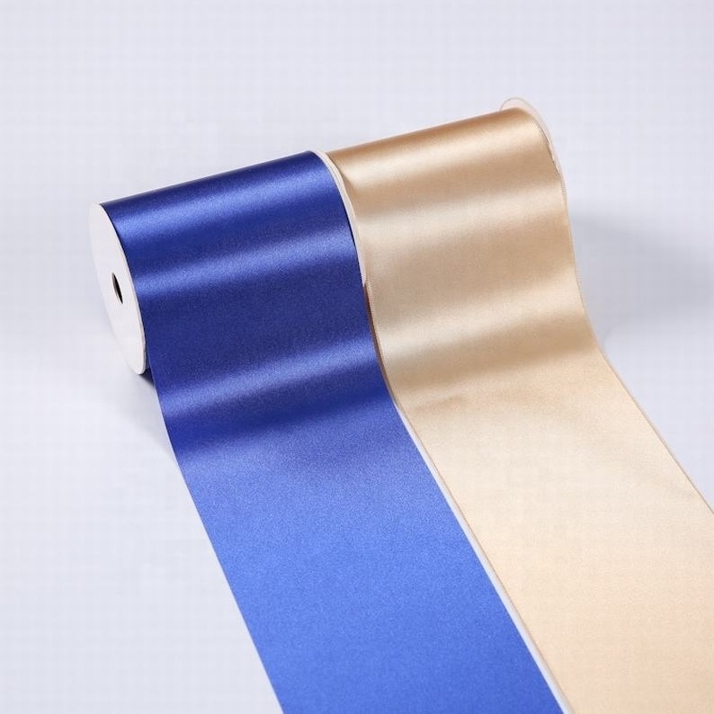 10-1500mm cut/embossed edge 100% polyester christmas gift ribbon satin 10mm 100mm custom satin ribbon roll wholesale for packing