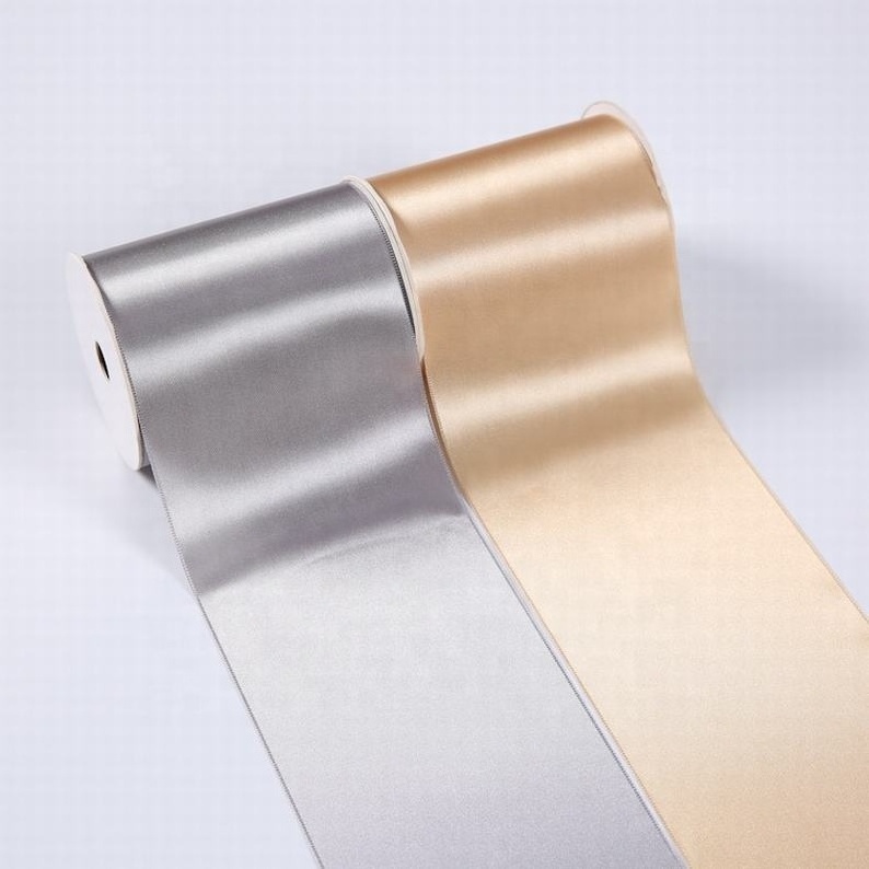 10-1500mm cut/embossed edge 100% polyester christmas gift ribbon satin 10mm 100mm custom satin ribbon roll wholesale for packing