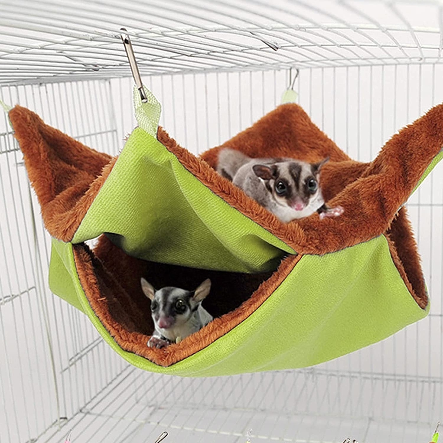 Pet Cage Hammock,Bunkbed Hanging Hammock,Warm Hammock for Small Animal Hideout for Sugar Glider Ferret Squirrel