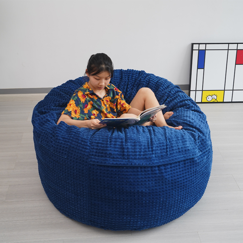 Giant Bean Bag sofas and bed two in one With Foam filled Multifunctional sofa bed