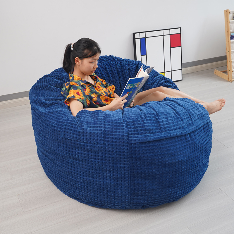 Giant Bean Bag sofas and bed two in one With Foam filled Multifunctional sofa bed