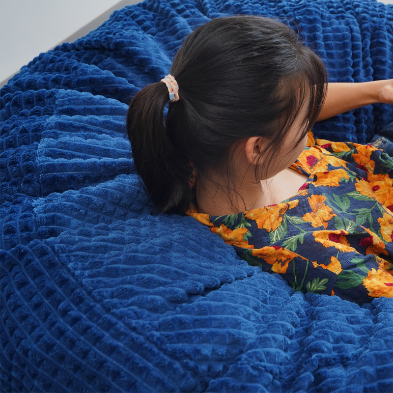 Giant Bean Bag sofas and bed two in one With Foam filled Multifunctional sofa bed