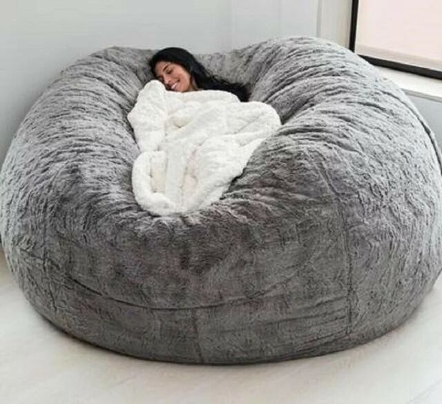 Stuffed Foam Filled Bean Bag and Accessories for Any Room