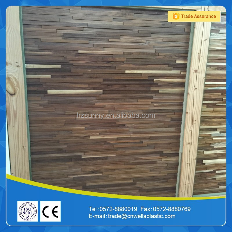 cheap 3D Decorative Solid Wood Wall Panel Sheet for interior decoration