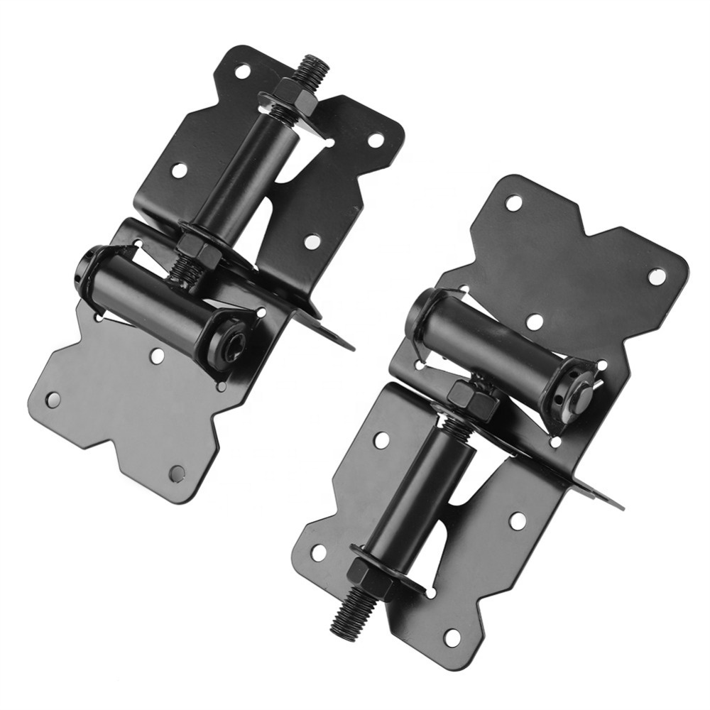 Self Closing Adjustable PVC Fence Gate Accessories Hinge Hardware