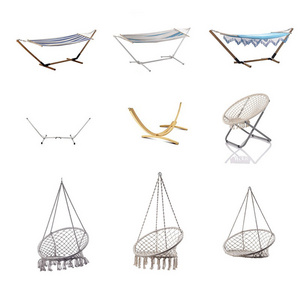 Stylish and Cozy Hanging Cotton Canvas Hammock Chair Porch Swing for Your Outdoor Oasis