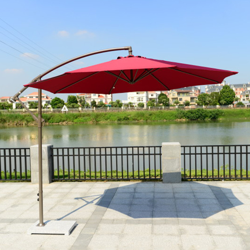 Outdoor parasol courtyard balcony side umbrella beach swimming pool casual terrace sunscreen solar umbrella