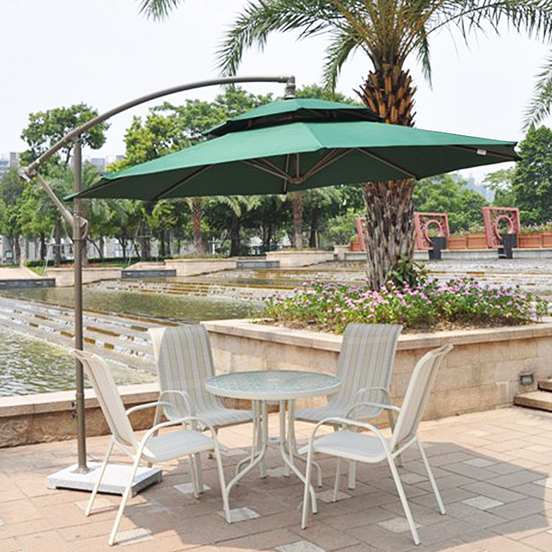 Outdoor parasol courtyard balcony side umbrella beach swimming pool casual terrace sunscreen solar umbrella