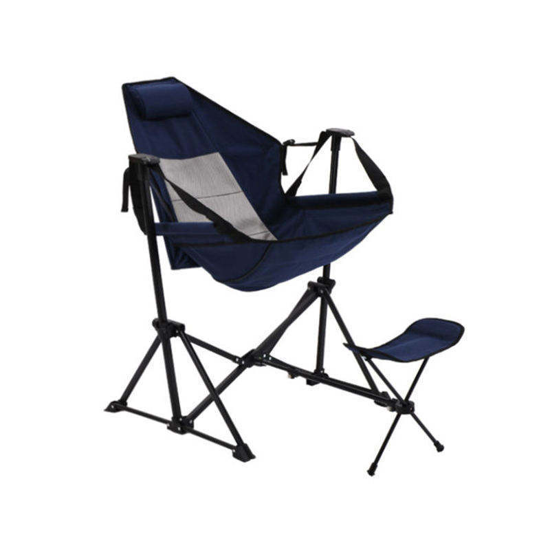 Custom Aluminum Portable Outdoor Garden Chair Customizable Folding Beach Camping Sun Lounger with Footrest for Outdoor Use