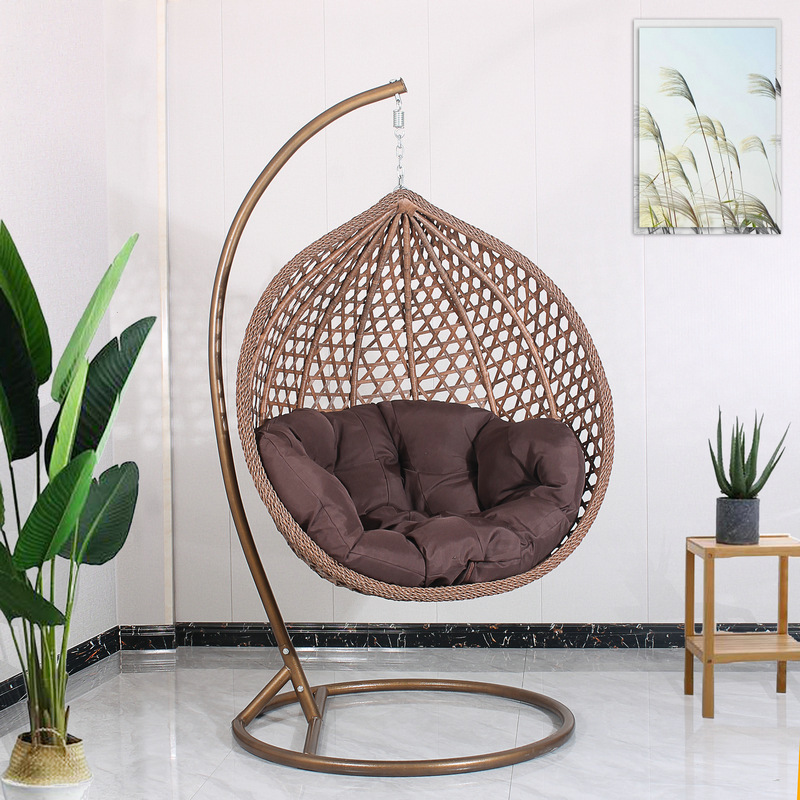 Modern Design Magic Leaves Vine Indoor/Outdoor Hanging Chair Thousand Birds Nest Cradle Chair Autumn Lazy Cradle Chair