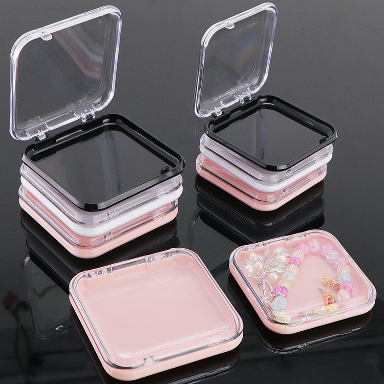 SUNSHING Round Jewelry Box Mirror Gift Packaging Empty Eye Shadow Necklace Storage Compact Powder Organizer Earring Ear Stud Box