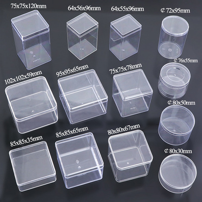 SUNSHING New Design Acrylic Rectangle Clear Plastic Box Wedding Gift Storage Case Transparent Acrylic Candy Cube Box With Lid