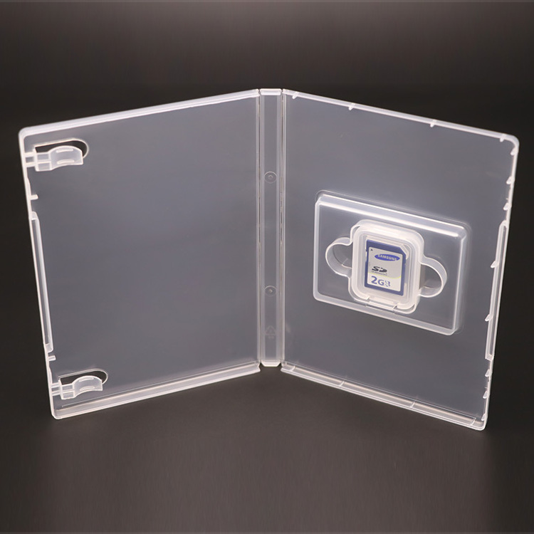 SUNSHING Plastic Clear Memory SD Card Packing Holder Plastic SD Card Case in DVD Size Memory Card Set Case For SAMSUNG Micro