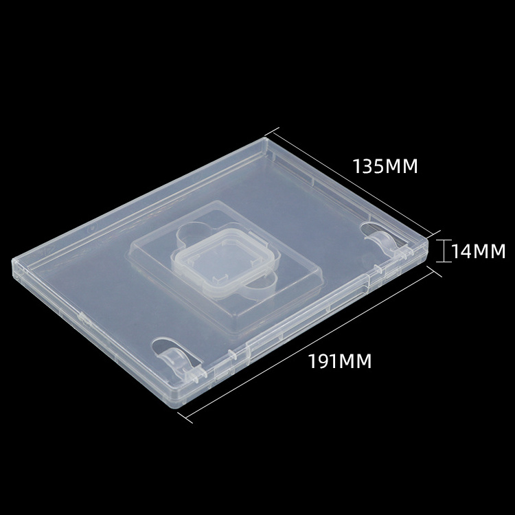 SUNSHING Plastic Clear Memory SD Card Packing Holder Plastic SD Card Case in DVD Size Memory Card Set Case For SAMSUNG Micro