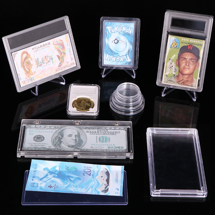 Clear Graded Slab Card Slab Dollar Display Holders commemorative NGC Coin Slabs Challenger Coin Collection Plastic Coin Holder