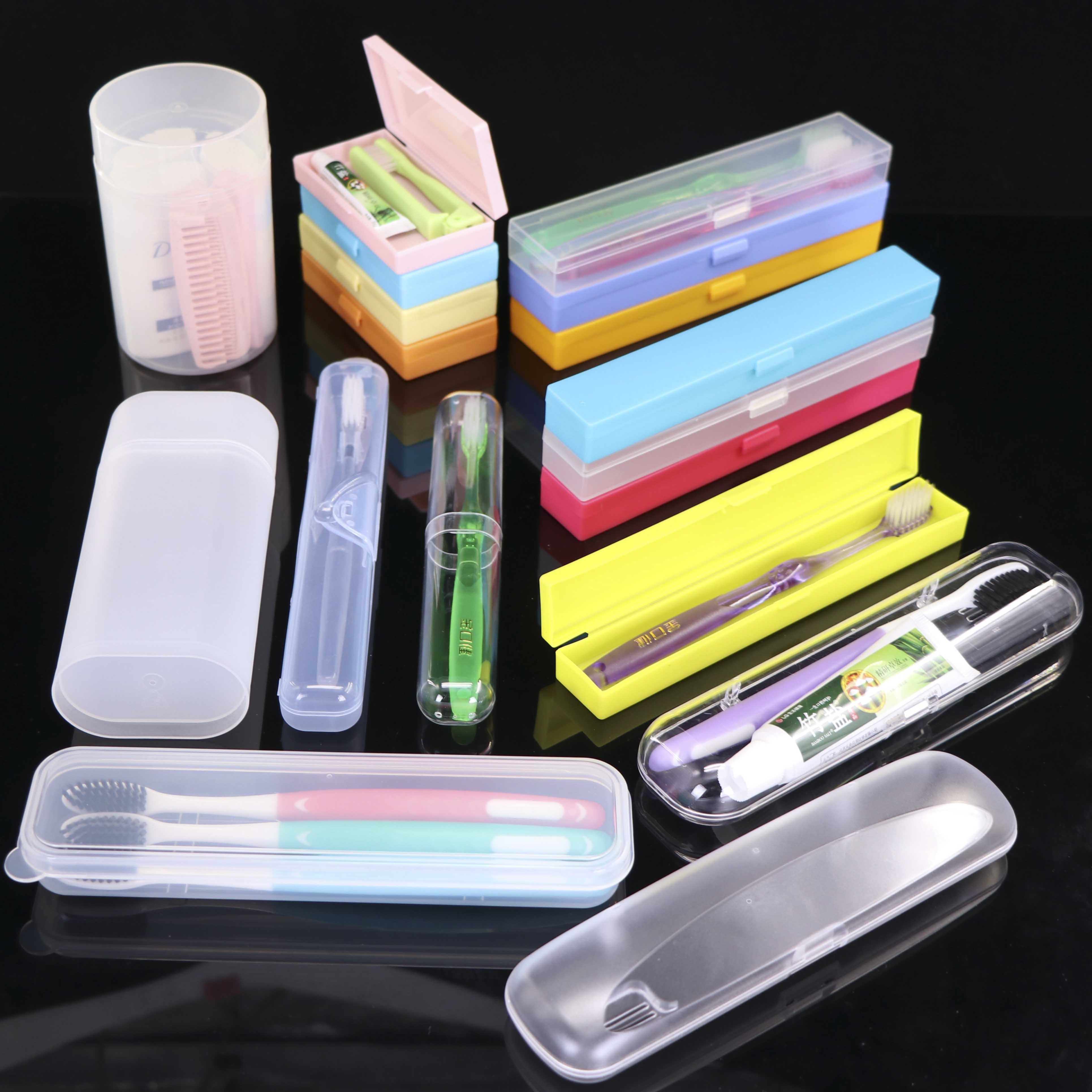 SUNSHING Plastic Mini Plastic Containers With Lids Small Items Empty Case Mini Sewing Box Stationery Organizer Container