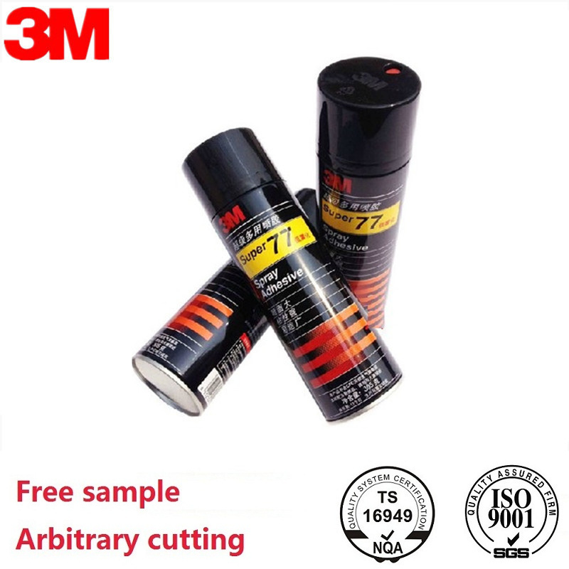 3M super 77 spray adhesive for paper, foil, cloth and cotton foam  305g/bottle 467g/bottle