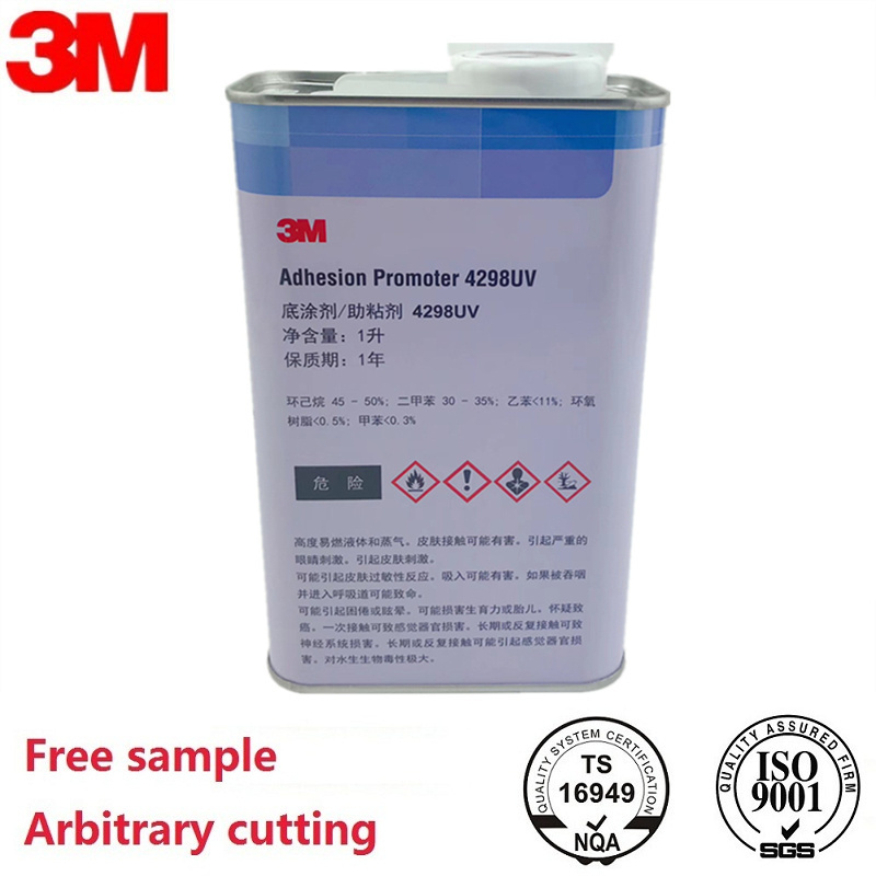 3M 4298UV Primer  Enhances the Adhesion of Double-sided Tape  for metal, electronic components, glass, rubber and plastics