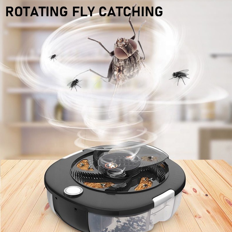 Soler ZG-B01 Direct Factory Price Plastic Household Reusable Usb Electric Fly Catcher with Trapping Food