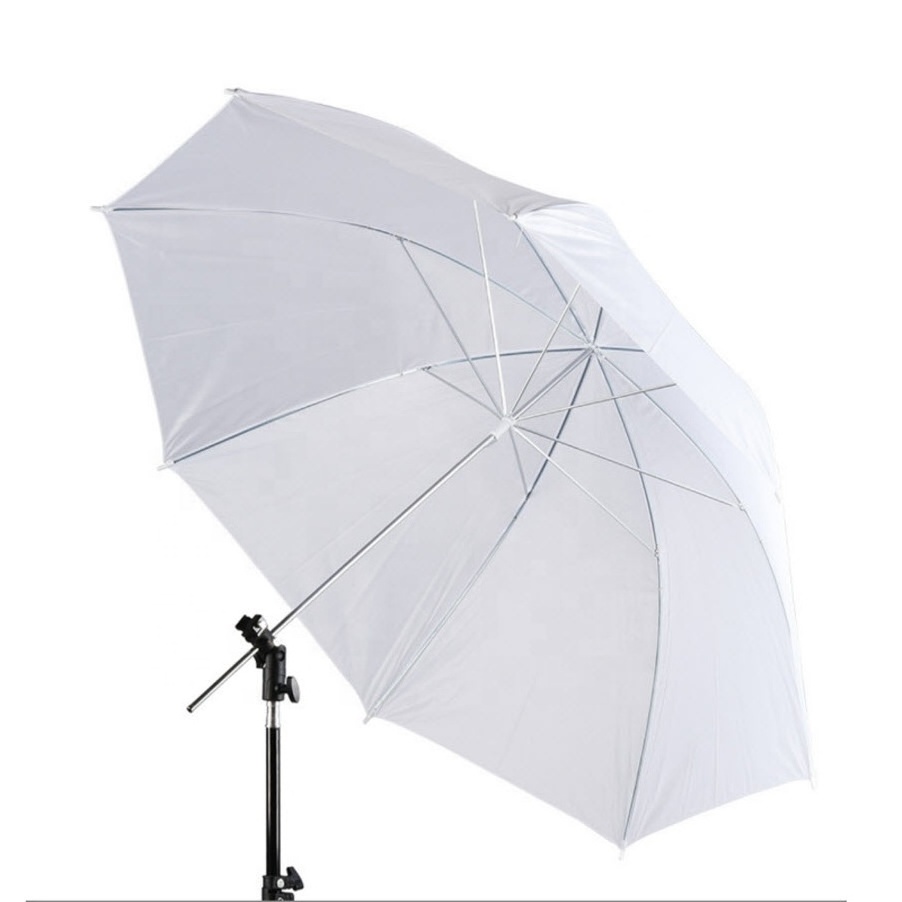 Takenoken Photo Studio Accessories 43 Inch Translucent White Soft Umbrella 110cm Collapsible Softbox Light Reflector Diffuser