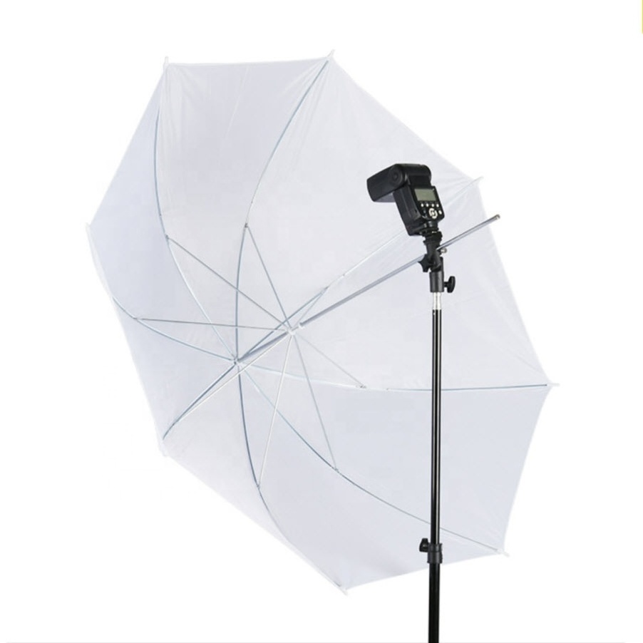 Takenoken Photo Studio Accessories 43 Inch Translucent White Soft Umbrella 110cm Collapsible Softbox Light Reflector Diffuser