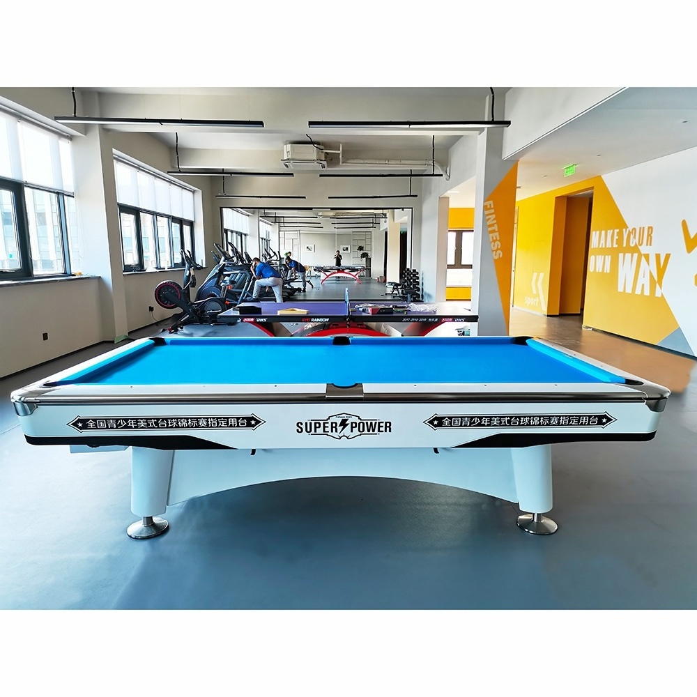 2022 Factory wholesale tournament game play American style 8ft 9ft slate pool table