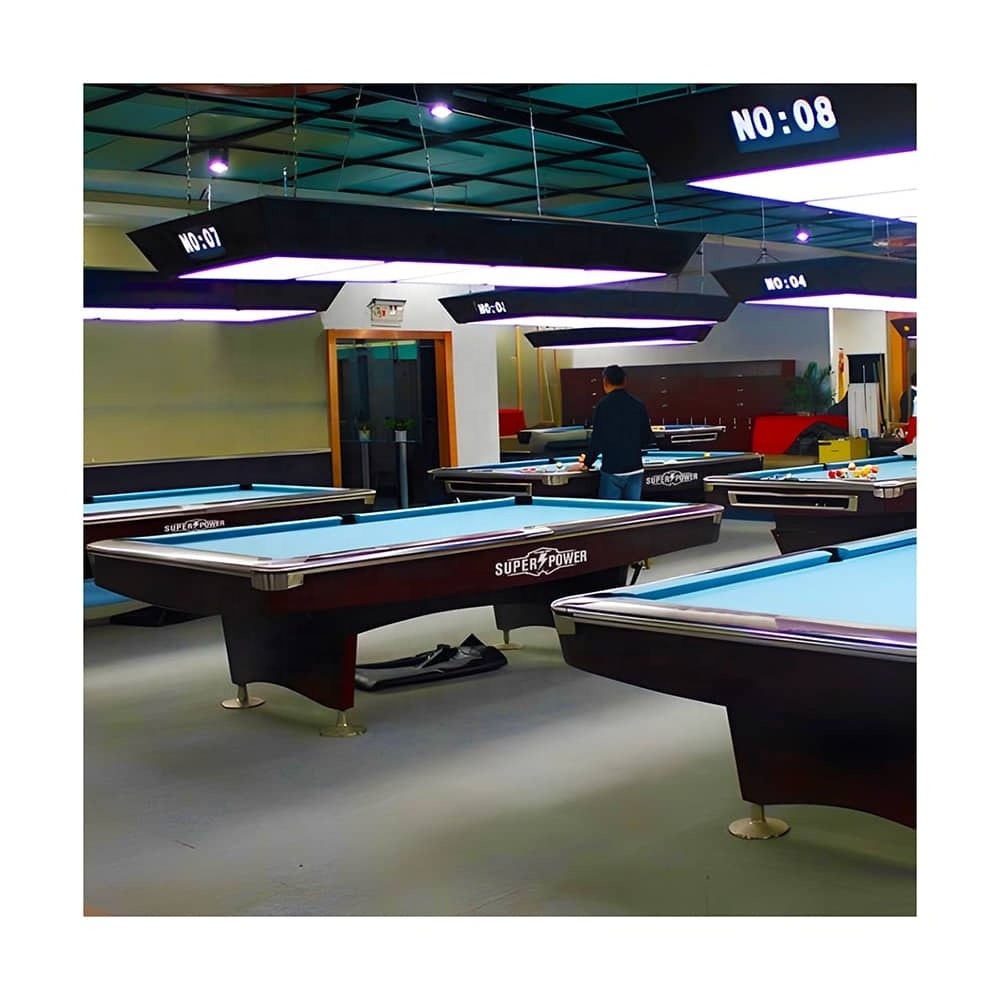 Billiard Clubs Prefer Standard Pool Table 9 Feet for Wholesale