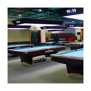 Billiard Clubs Prefer Standard Pool Table 9 Feet for Wholesale