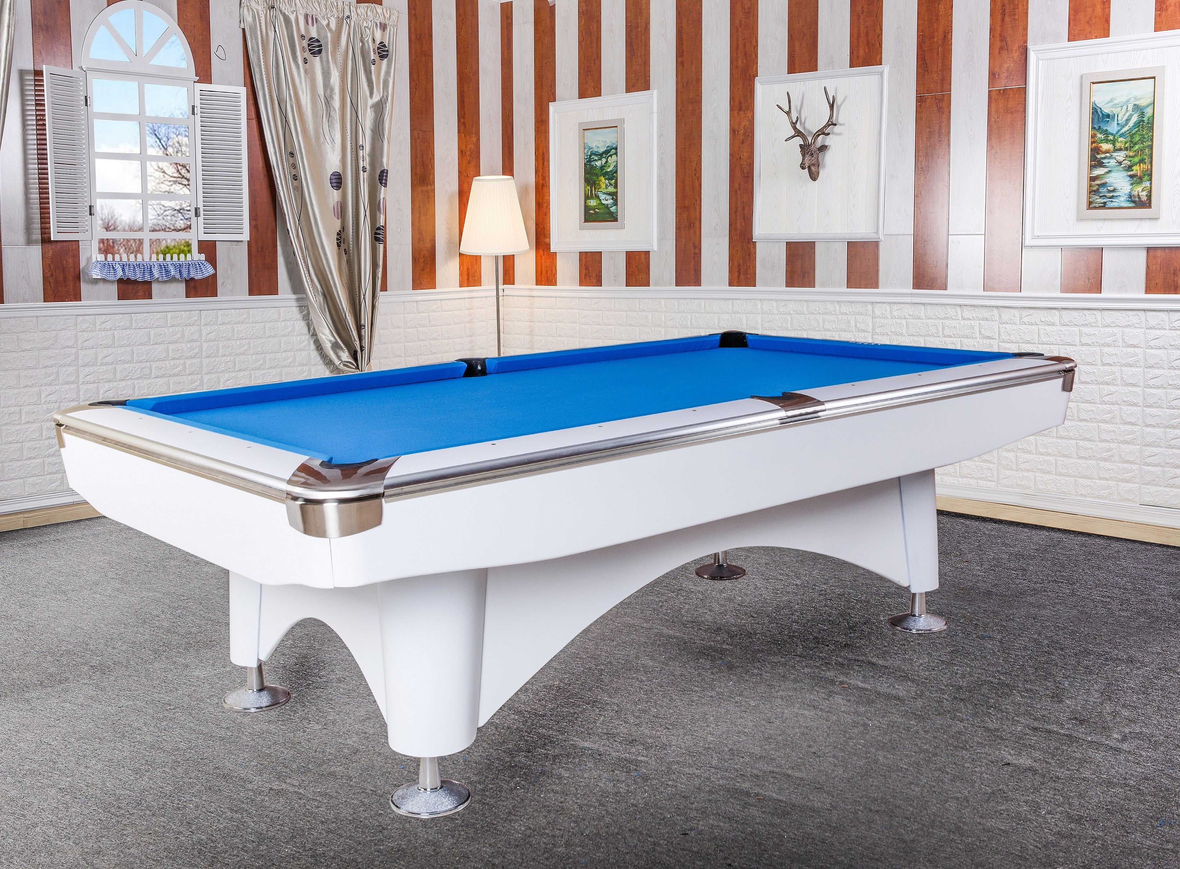 2024 Factory wholesale best-selling American nine-ball pool tables available for indoor clubs