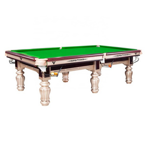 Hotsale mini 8ft 9ft  chinese 8 ball  billiard pool table with real leather pocket and nature slate