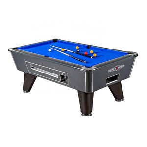 CL classical pool table coin operated air hockey table with solid wood slate on hot sale