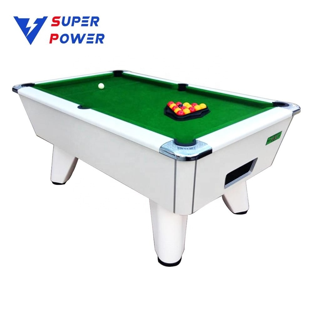 CL classical pool table coin operated air hockey table with solid wood slate on hot sale