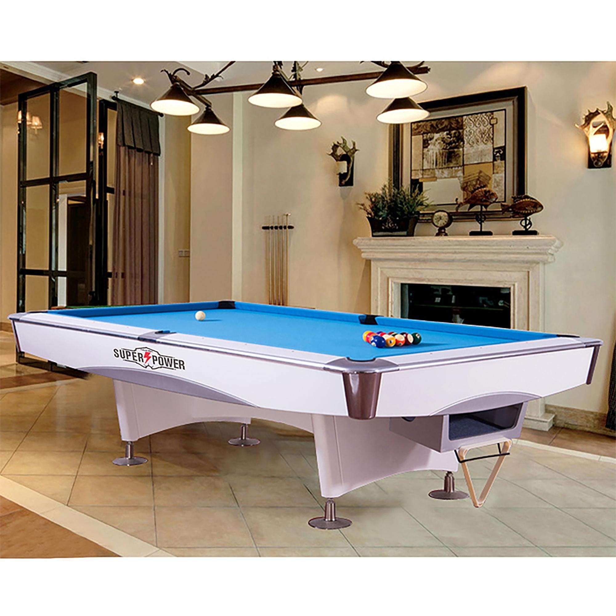 Factory price 8ft 9ft stone slate 9 ball  pool table with  ball return system