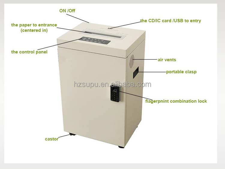 professional p7 office paper shredder shredding machine