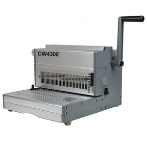 desktop wire o binding machine double wire binding machine